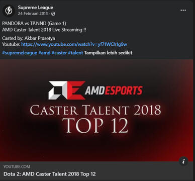 AMD Esports Caster Talent 2018 - Top 12